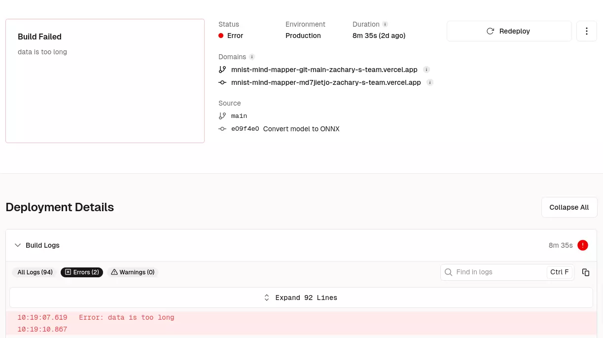 Vercel's Python support is immature